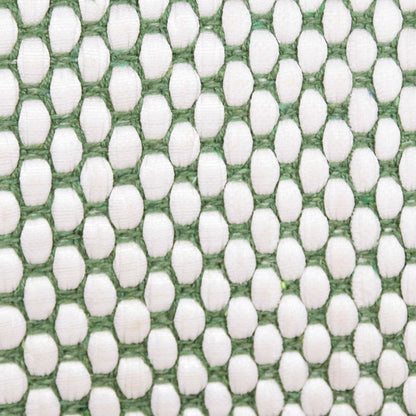 14" X 36" Green And White 100% Cotton Geometric Zippered Pillow HomeRoots