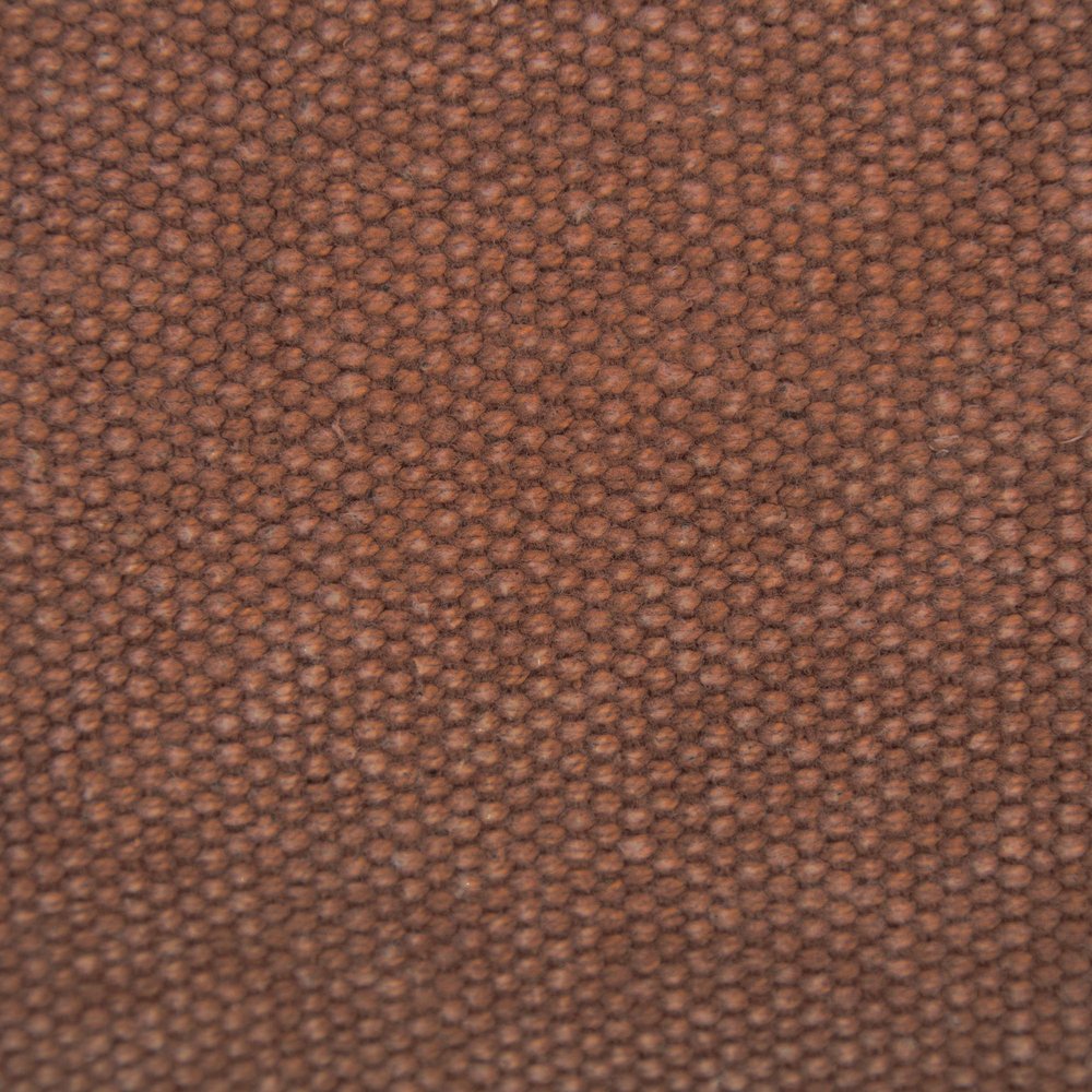 14" X 36" Terra Cotta Stonewashed Cotton Throw Pillow With Fringe