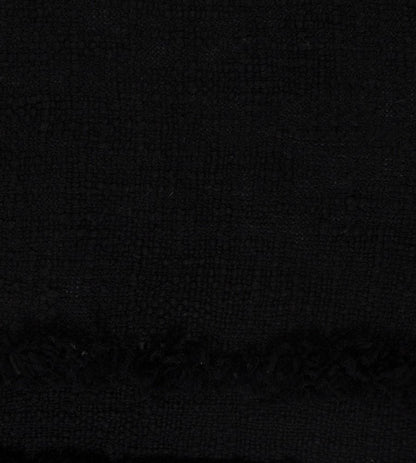 16" X 24" Black 100% Cotton Geometric Zippered Pillow