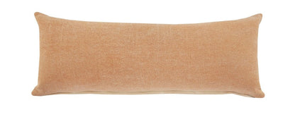 14" X 36" Orange 100% Cotton Zippered Pillow HomeRoots