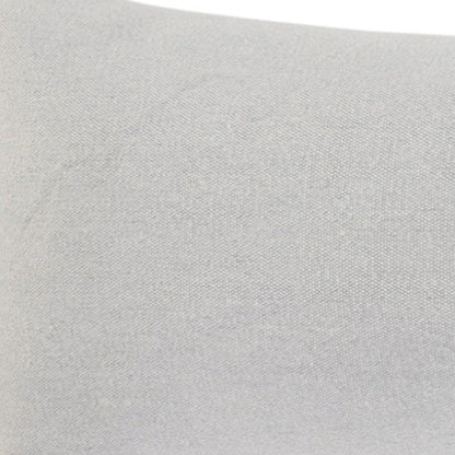 14" X 36" Light Gray Cotton Throw Pillow HomeRoots