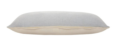 14" X 36" Light Gray Cotton Throw Pillow HomeRoots