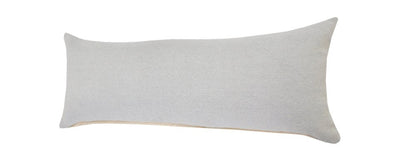 14" X 36" Light Gray Cotton Throw Pillow HomeRoots