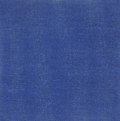14" X 36" Classic Blue 100% Cotton Zippered Pillow HomeRoots