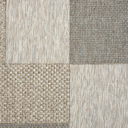 5' X 7' Gray Geometric Handmade Indoor Outdoor Area Rug HomeRoots