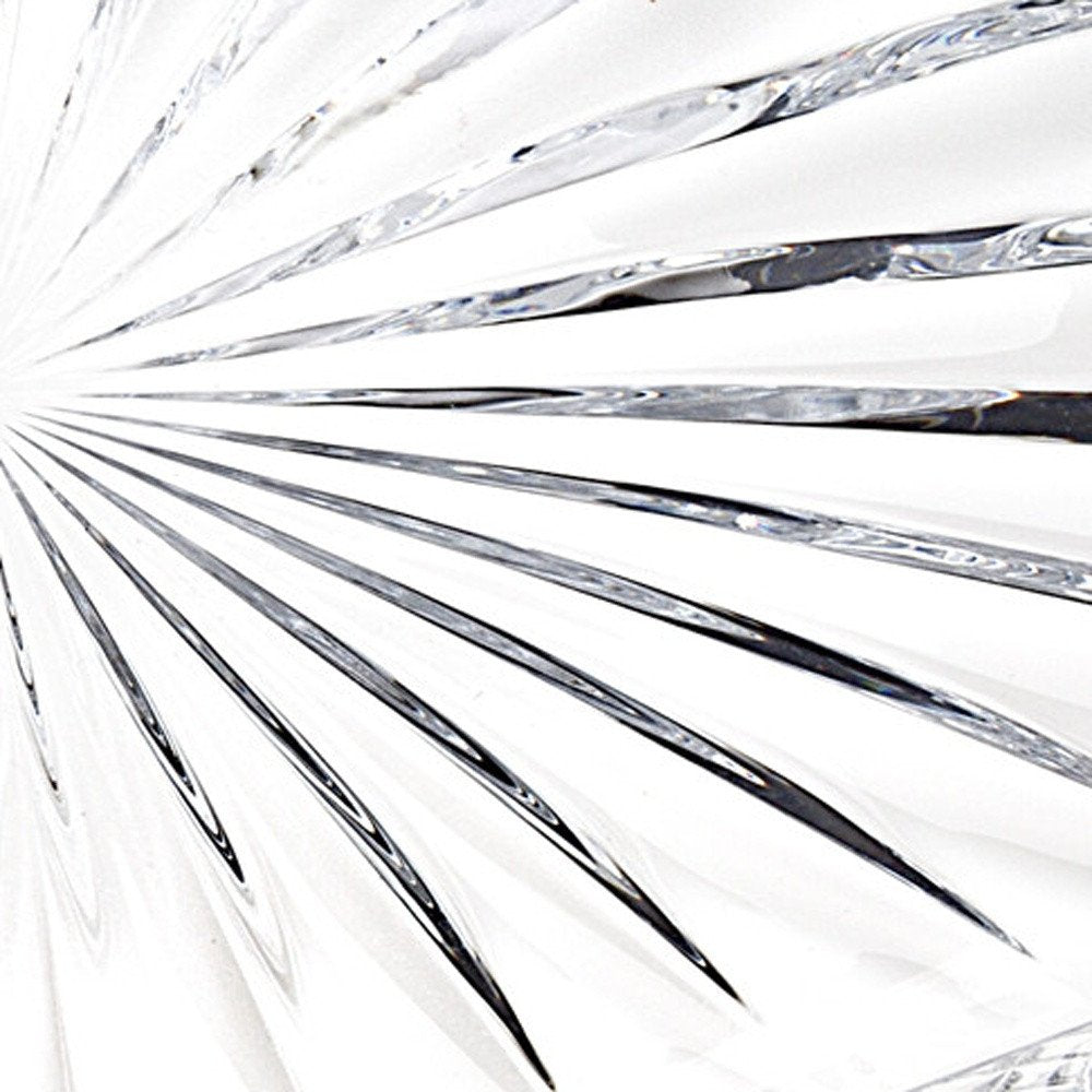 16" Clear Rectangular Crystal Serving Tray HomeRoots