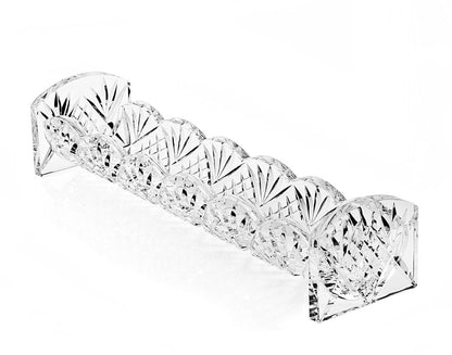 10" Rectangular Cut Crystal Cracker Tray HomeRoots