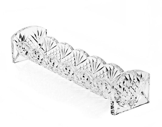 10" Rectangular Cut Crystal Cracker Tray HomeRoots