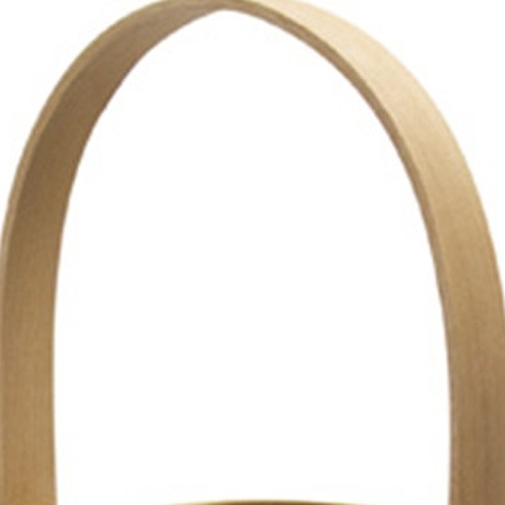 20" Natural Distressed Woven Glass And Wicker Floor Lantern Candle Holder HomeRoots