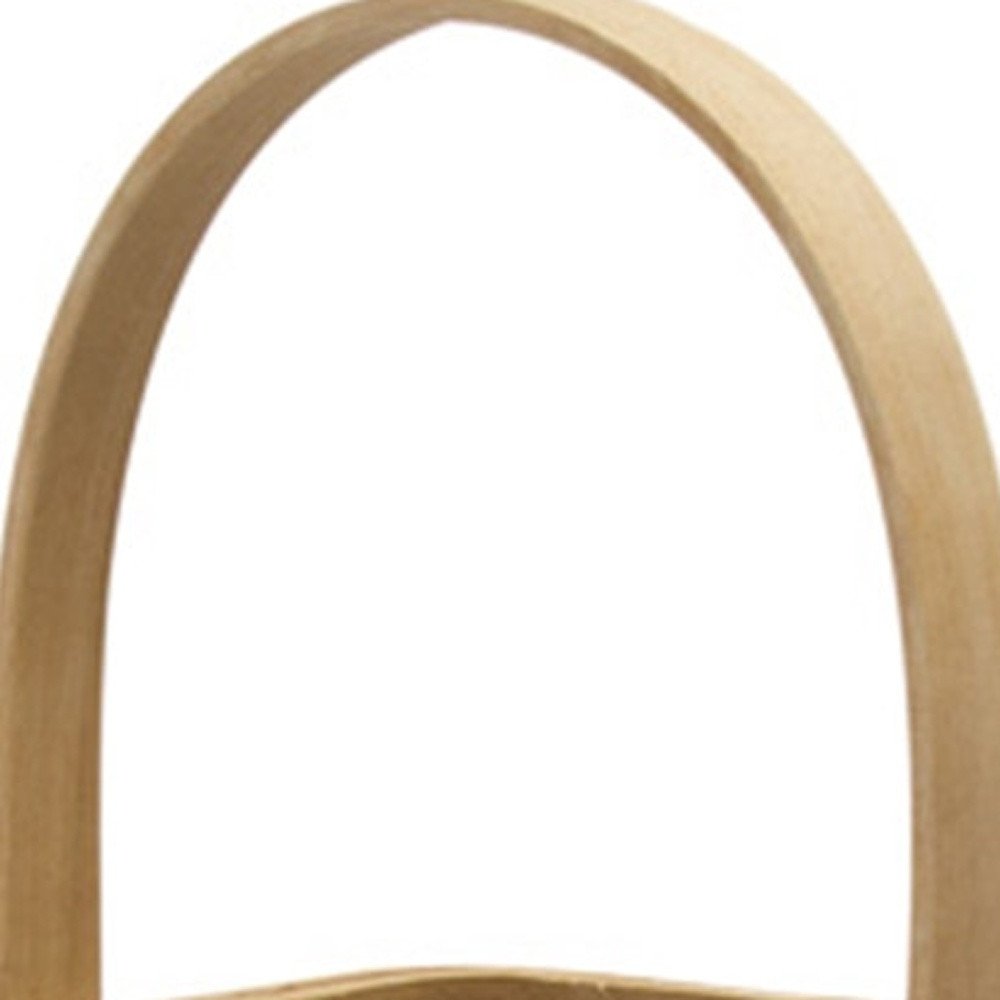 16" Natural Distressed Woven Glass And Wicker Floor Lantern Candle Holder HomeRoots