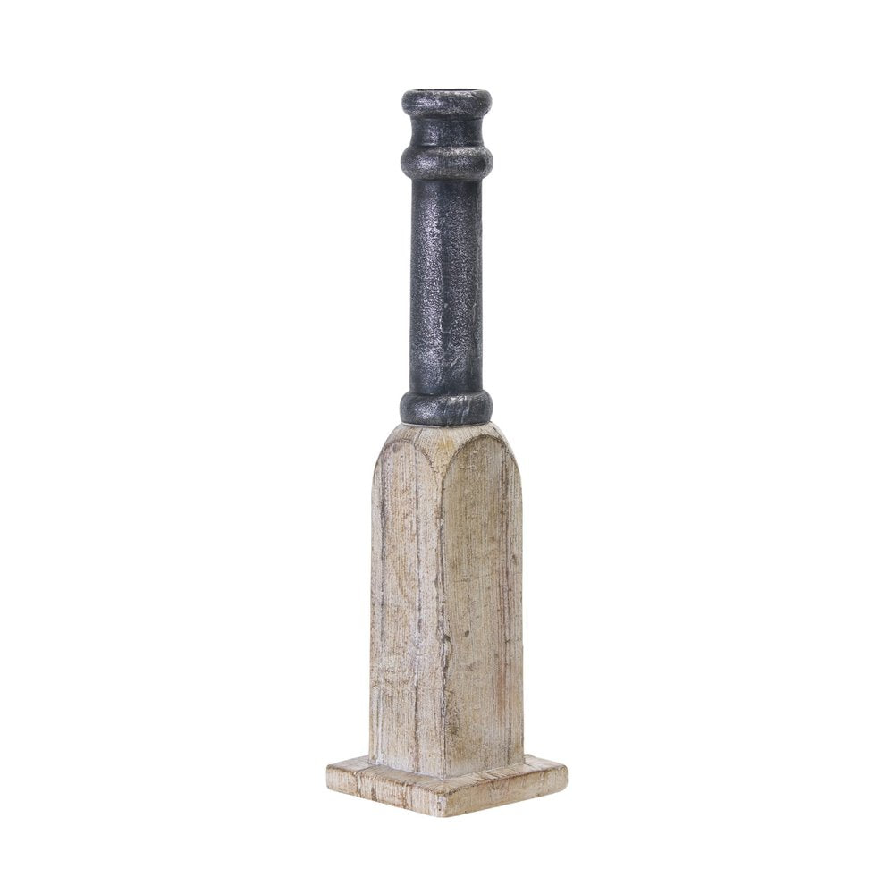 Set of Four Natural and Black Resin and Stone Powder Ornate Tabletop HomeRoots