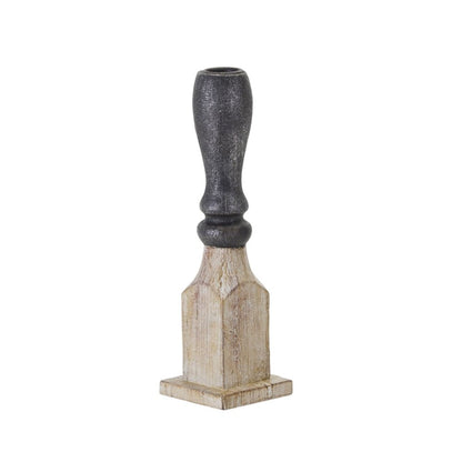 Set of Four Natural and Black Resin and Stone Powder Ornate Tabletop HomeRoots
