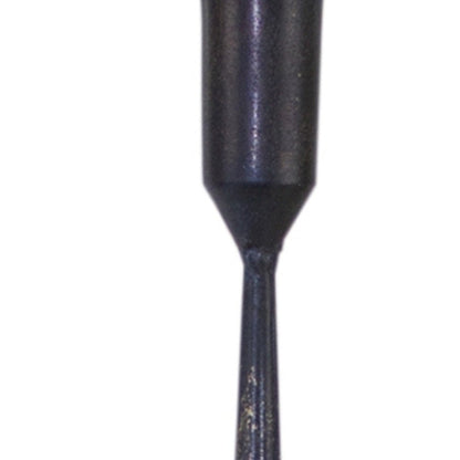 Set of Two Black Distressed Metal Tabletop Taper Candle Holders HomeRoots