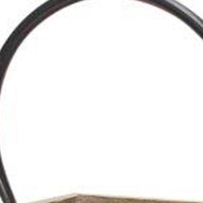 13" Natural Distressed Wood And Glass Centerpiece Lantern Candle Holder HomeRoots