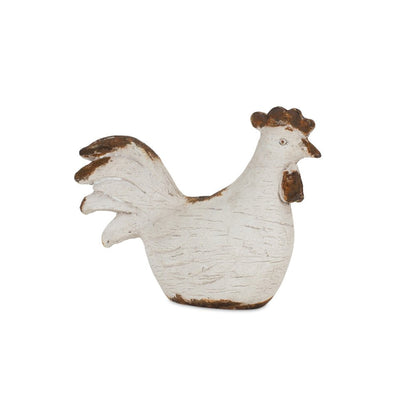Set of Four Black and White Farm Animal Polyresin Tabletop Candleholders HomeRoots