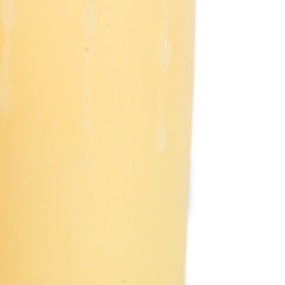 Set of Three Yellow Flameless Pillar Candle