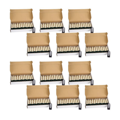 Set of Twelve Ivory Flameless Christmas Clip On Taper Candle HomeRoots
