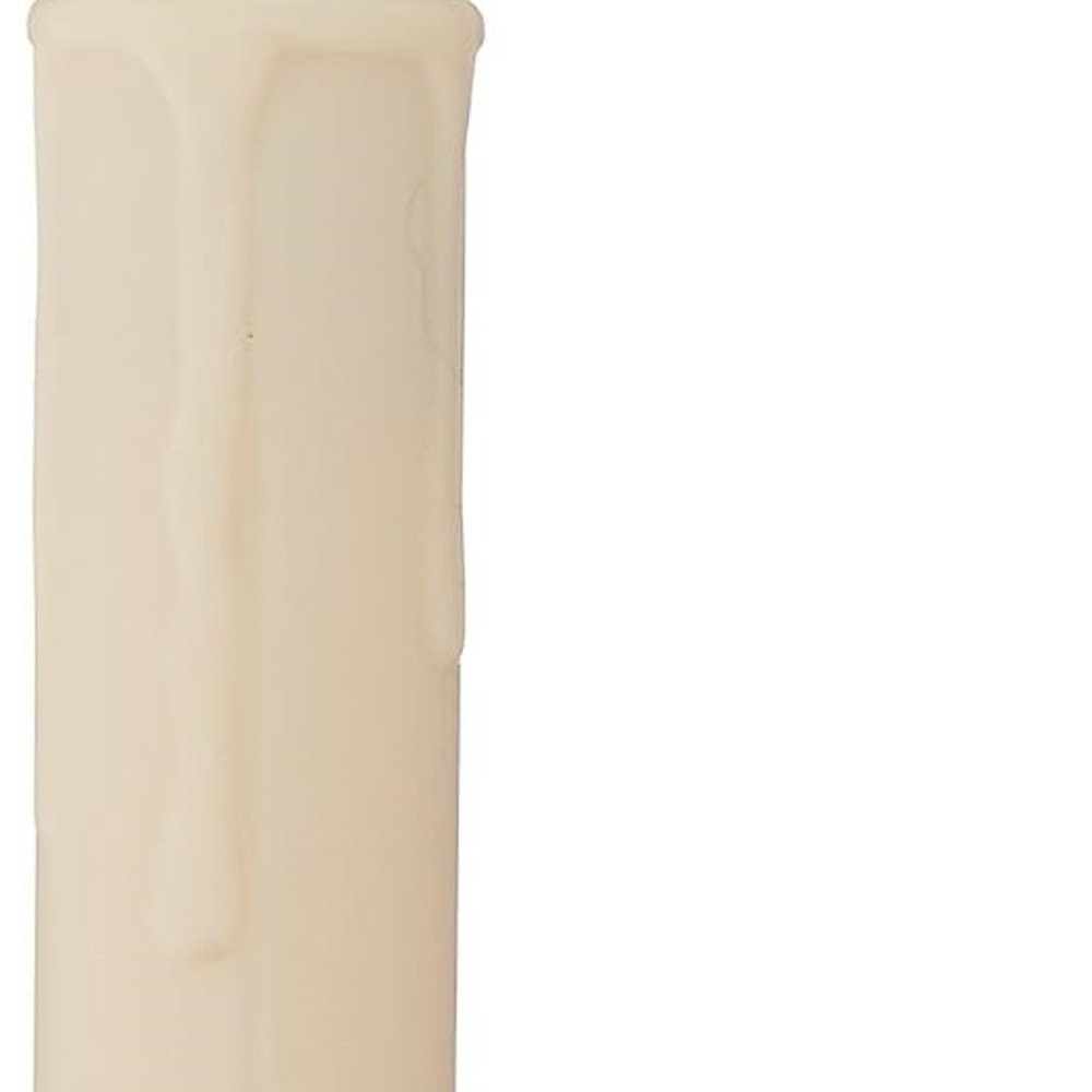 Set of Twelve Ivory Flameless Christmas Clip On Taper Candle HomeRoots