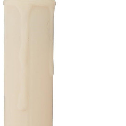 Set of Twelve Ivory Flameless Christmas Clip On Taper Candle HomeRoots