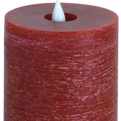 Set of Two Red Flameless Designer Candle