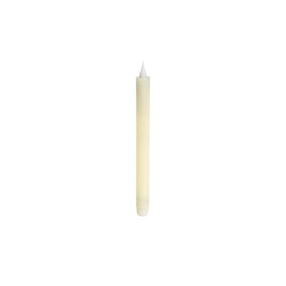 Set of Four Beige Flameless Taper Candle HomeRoots