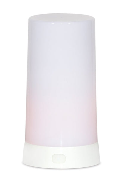Set of Two White Flameless Pillar Candle HomeRoots