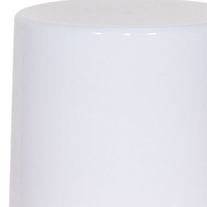 Set of Two White Flameless Pillar Candle HomeRoots