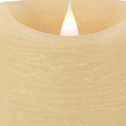 Set of Two Beige Flameless Designer Candle HomeRoots