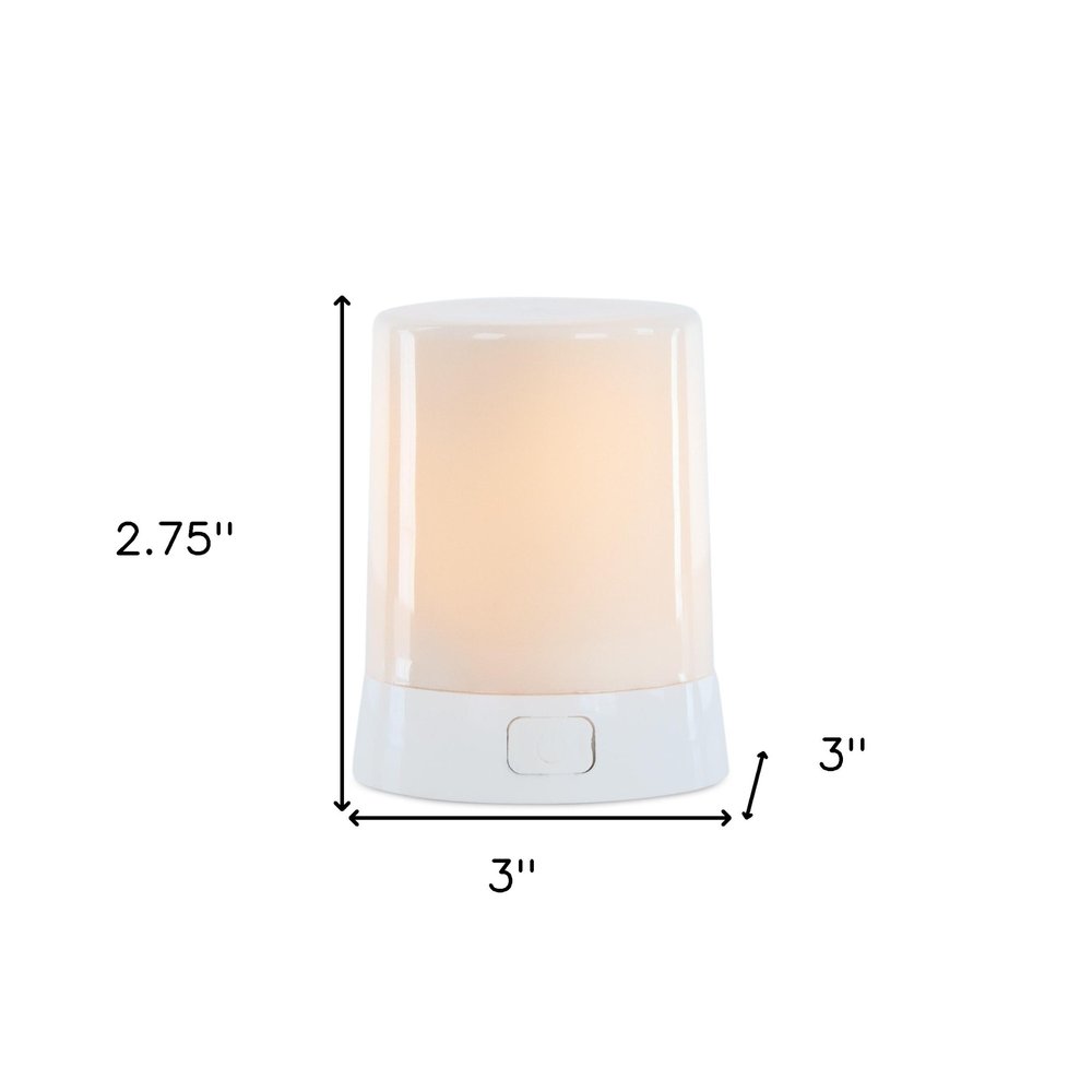 3" Orange Flameless Designer Candle HomeRoots