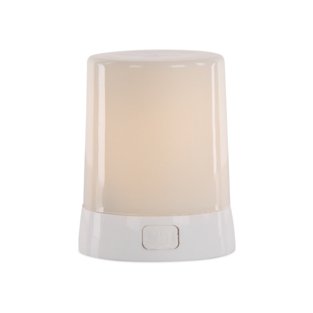 3" White Flameless Designer Candle HomeRoots