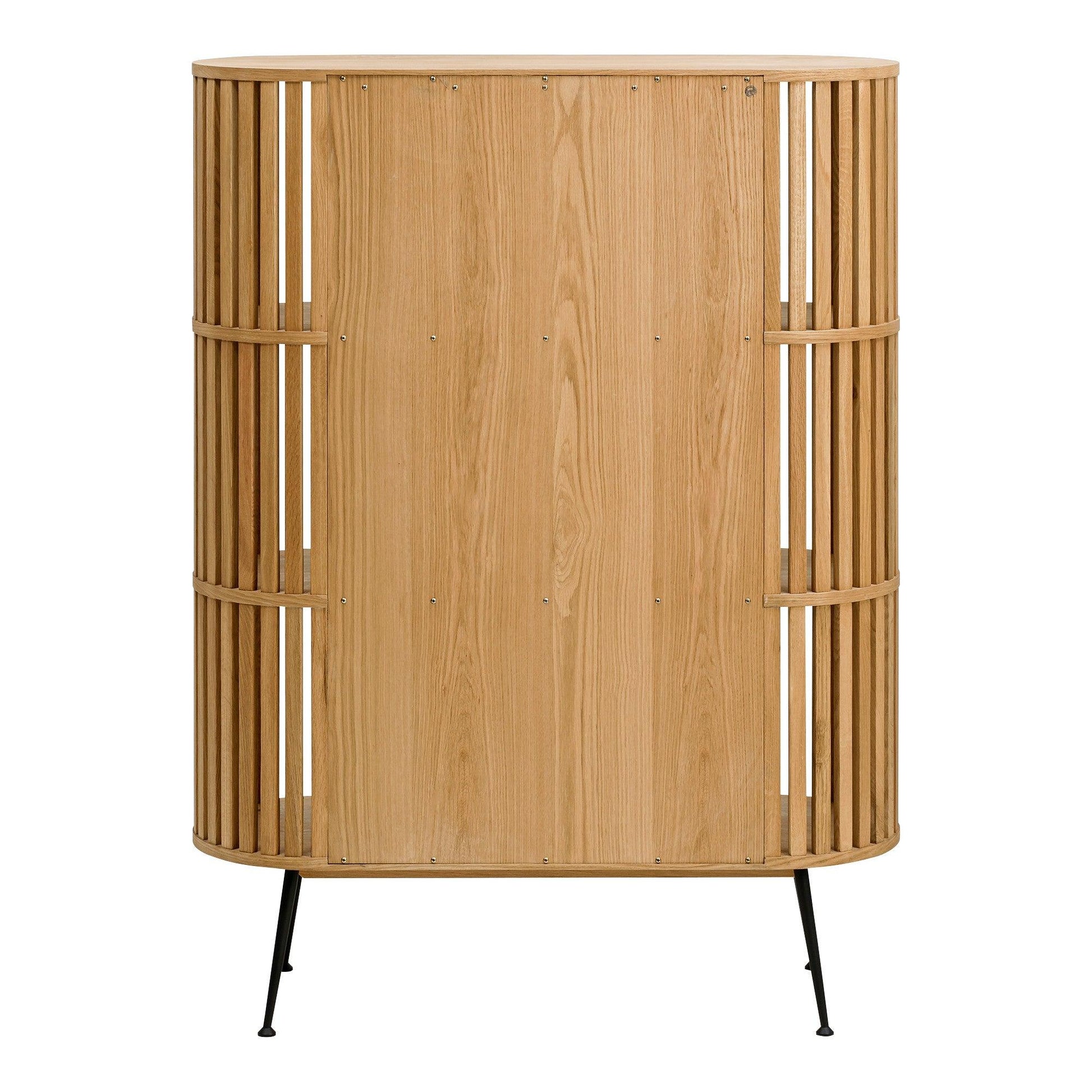 57" White Wood Three Tier Standard Bookcase - FurniFindUSA