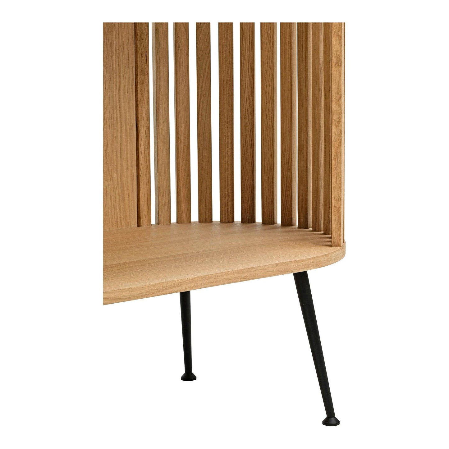 57" White Wood Three Tier Standard Bookcase - FurniFindUSA