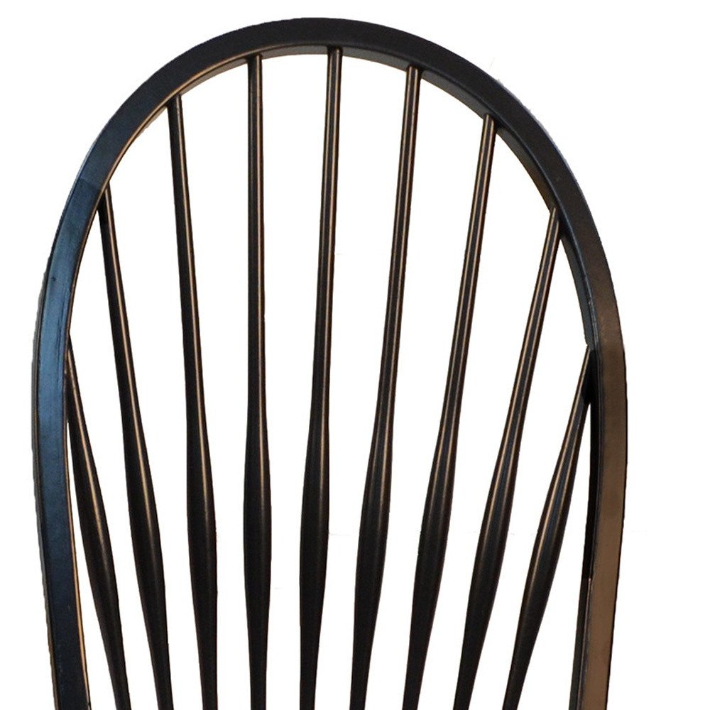 Black Wood Windsor Back Dining Side Chair HomeRoots