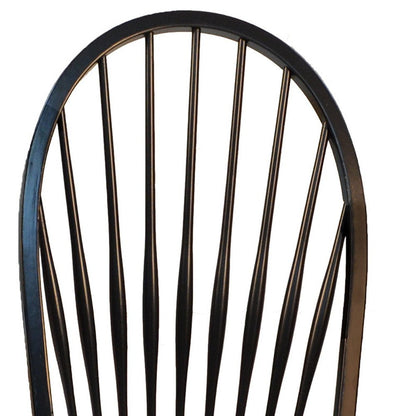 Black Wood Windsor Back Dining Side Chair HomeRoots
