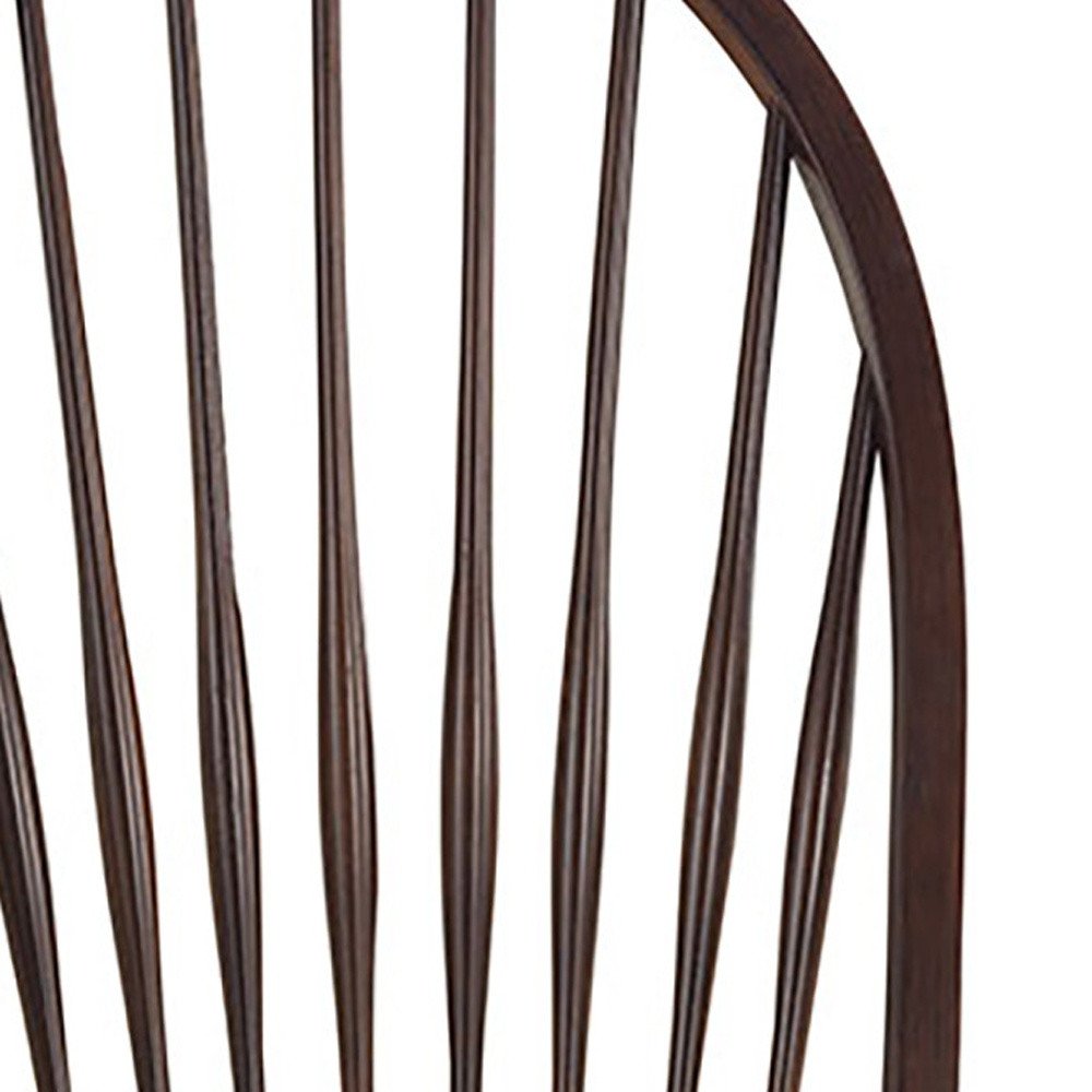 Espresso Wood Windsor Back Dining Side Chair HomeRoots