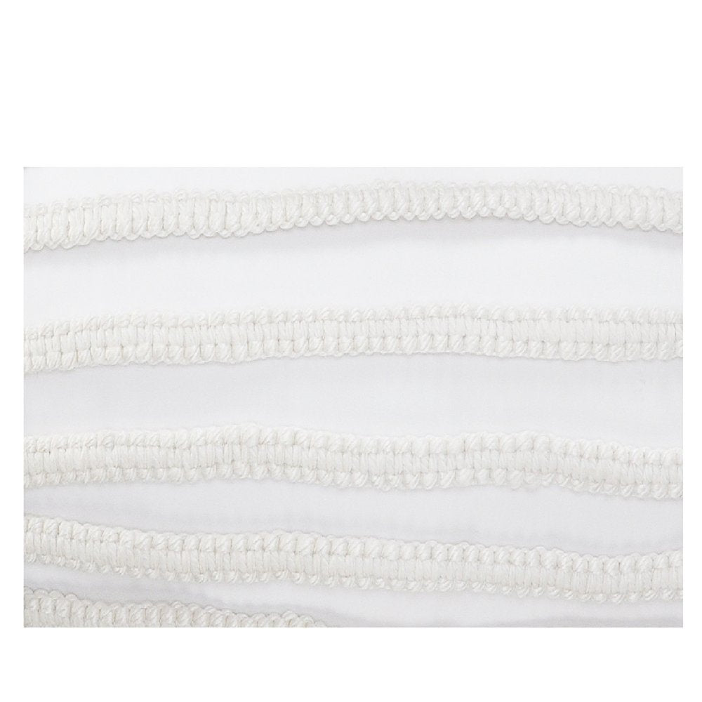 24" X 24" White Zippered Tropical Indoor Outdoor Throw Pillow — view 15