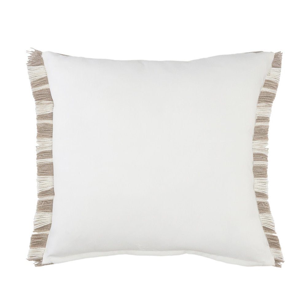 24" X 24" Tan Zippered Coastal Indoor Outdoor Throw Pillow HomeRoots