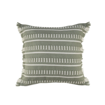 24" X 24" Tan Zippered Coastal Indoor Outdoor Throw Pillow HomeRoots