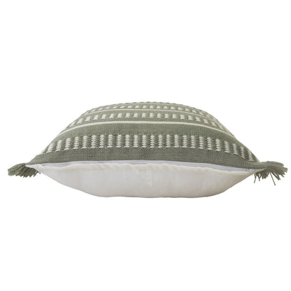 24" X 24" Green Zippered Coastal Indoor Outdoor Throw Pillow HomeRoots