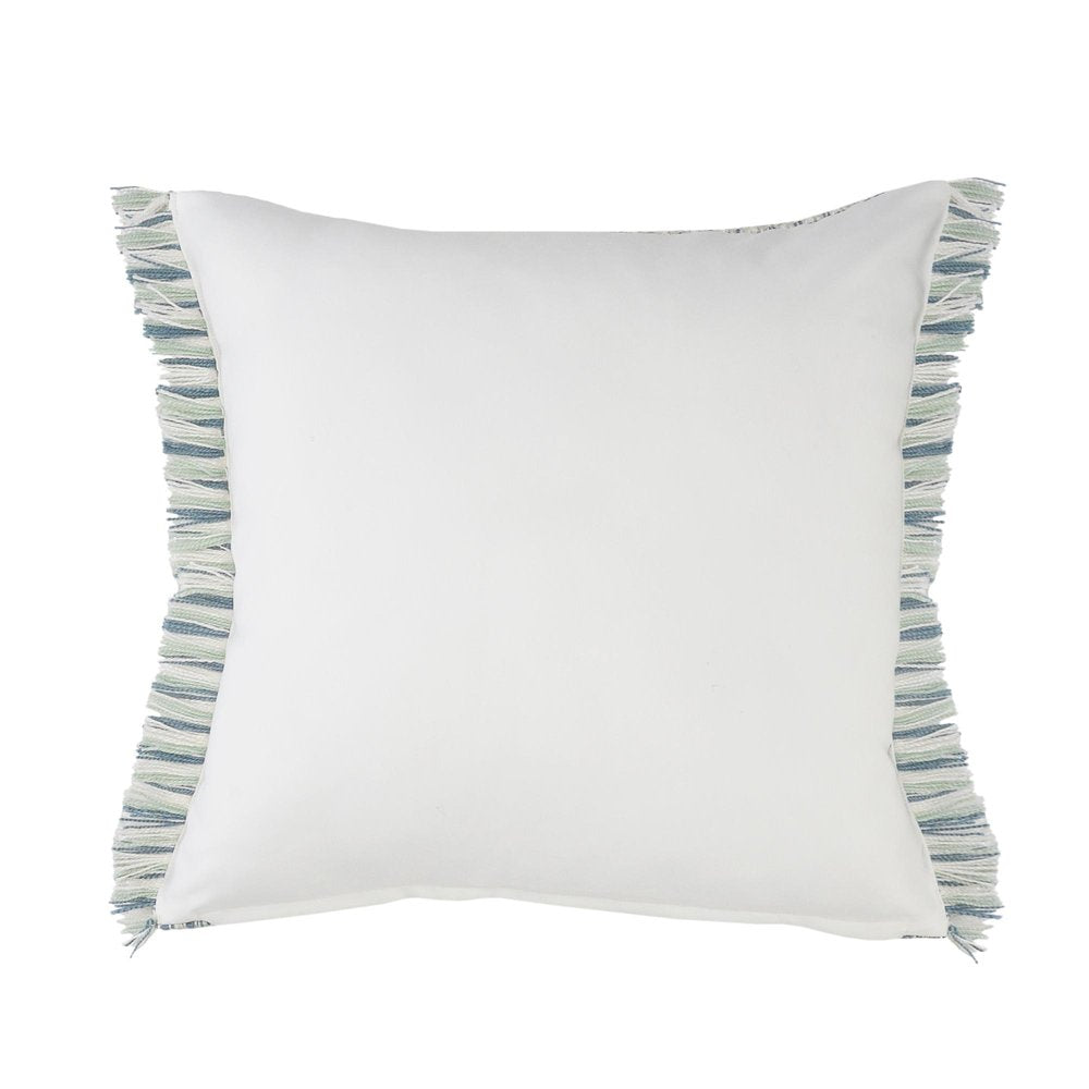 24" X 24" Blue Zippered Coastal Indoor Outdoor Throw Pillow HomeRoots