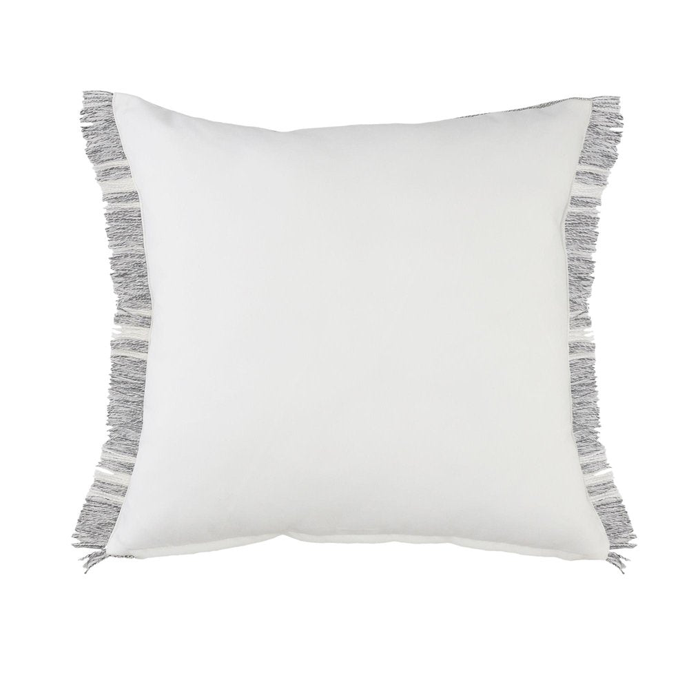 24" X 24" Gray Zippered Geometric Indoor Outdoor Throw Pillow HomeRoots