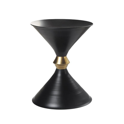 18" Black Iron End Table HomeRoots