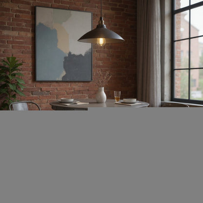 36" Industrial Gray Adjustable Crank Round Top Dining Table. HomeRoots