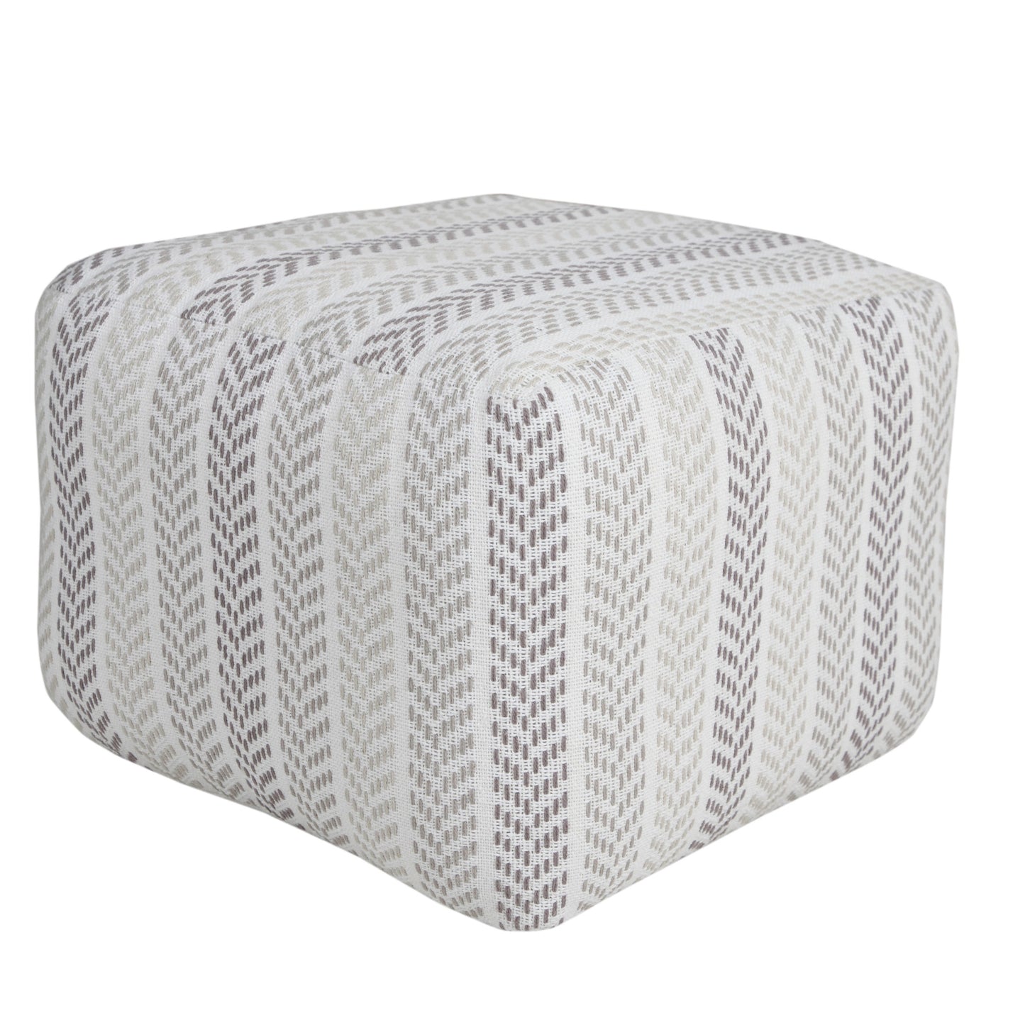 18" Cotton Ottoman