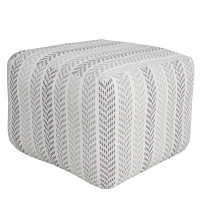 18" Cotton Ottoman