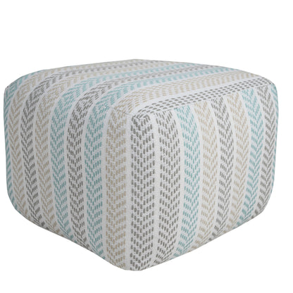 18" Cotton Ottoman