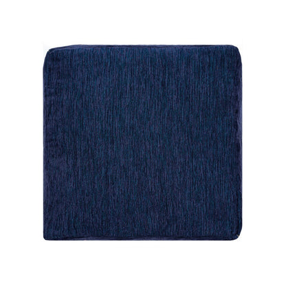 18" Blue Medallion Pouf Ottoman HomeRoots