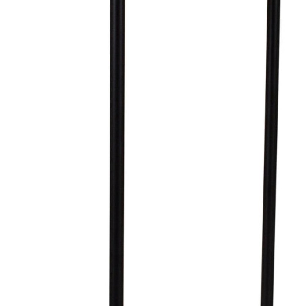 Set of Three 29" Black And Brown Round End Tables HomeRoots