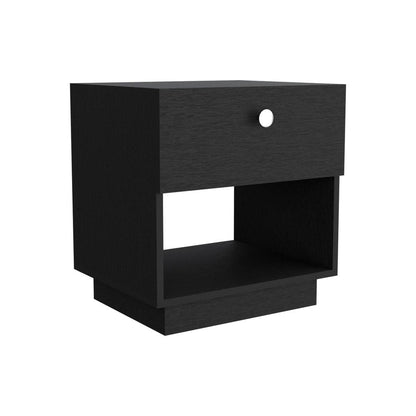 20" White Wood One Drawer Nightstand HomeRoots