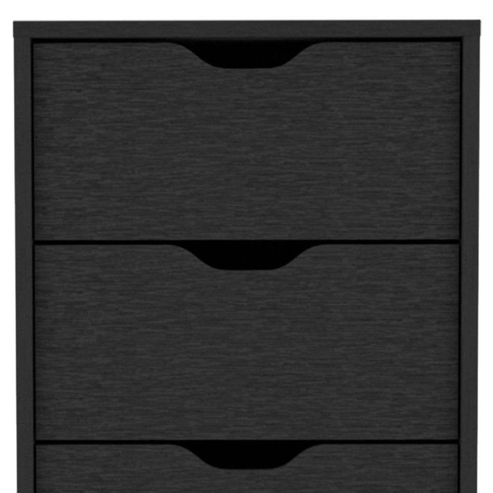 18" White Five Drawer Dresser HomeRoots